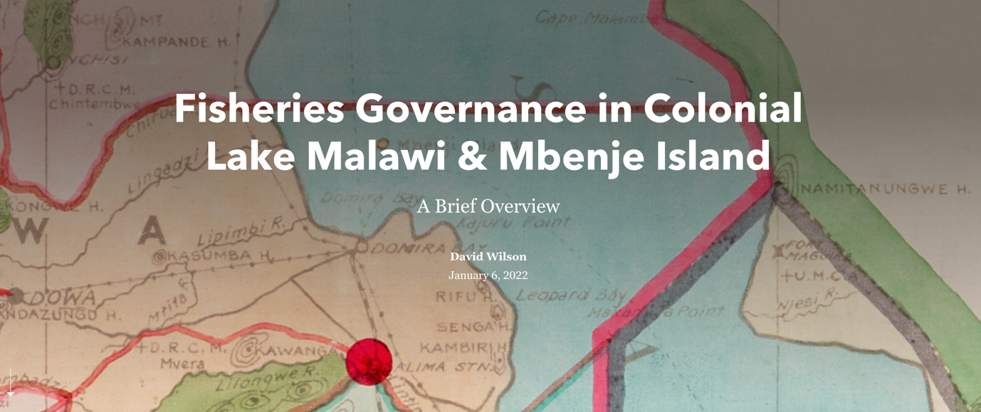 Colonial Lake Malawi and Mbenje Island.